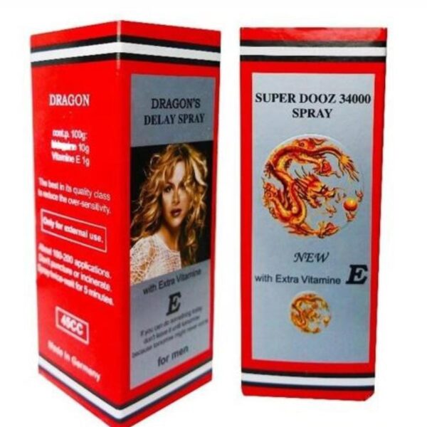 سوبر دوز 34000 بخاخ التنين مع فيتامين E (Super Dooz 34000 Dragon Spray with Extra Vitamin E)