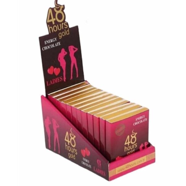 شوكولاتة 48 ساعة الذهبية لتعزيز الطاقة للسيدات (48 Hours Gold Energy Chocolate - Ladies)