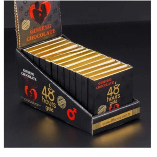 شوكولاتة الجينسنغ 48 ساعة الذهبية للرجال (48 Hours Gold Ginseng Chocolate For Men)